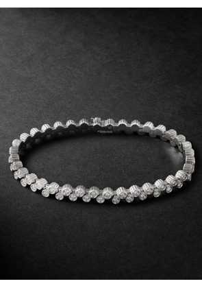 Viltier - 18-Karat White Gold Diamond Bracelet - Men - Silver - 18