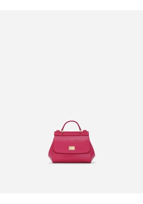 Dolce & Gabbana Patent Leather Mini Sicily Bag - Woman Accessories Pink Leather Onesize