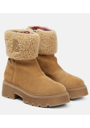 Bogner Turin suede and shearling ankle boots
