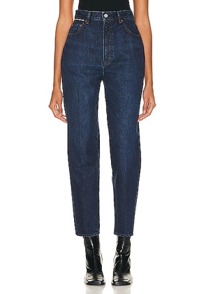 Moussy Vintage Toolville Carrot Pant in Dark Blue - Blue. Size 28 (also in 29, 30).