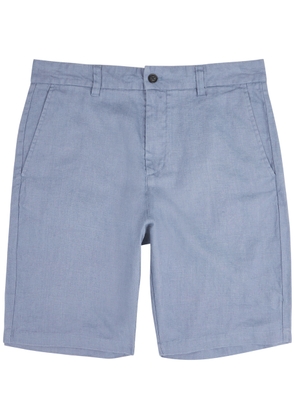 NN07 Crown Linen Chino Shorts - Blue - W32