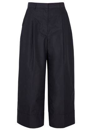 3.1 Phillip Lim Cropped Cotton-blend Trousers - Navy - 16
