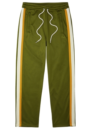 DRÔLE DE Monsieur Striped Jersey Track Pants - Green - L