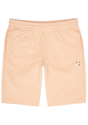 Maison Kitsuné Logo Cotton-blend Shorts - Peach - L
