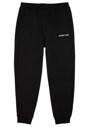 Helmut Lang Core Logo Cotton Sweatpants - Black - L