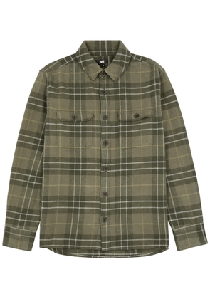 Paige Wilbur Checked Flannel Overshirt - Green - L
