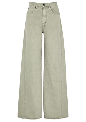 Slvrlake Eva Wide-leg Jeans - Light Grey - W28