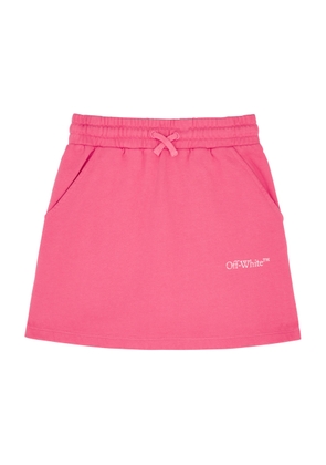Off-white Kids Logo-print Cotton Skirt (4-12 Years) - Pink - 6 Years