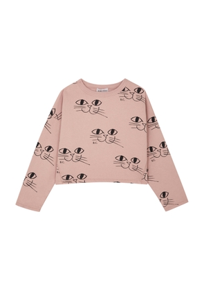 Bobo Choses Kids Printed Cotton Sweatshirt - Pink - 4-5Y (4 Years)