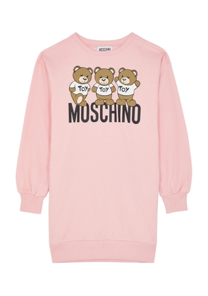 Moschino Kids Logo-print Cotton Dress (4-8 Years) - Pink