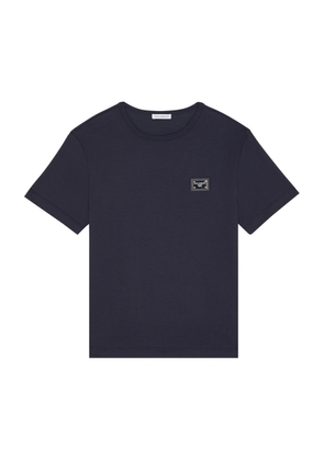 Dolce & Gabbana Kids Logo Cotton T-shirt (2-6 Years) - Navy - 03YR (3 Years)