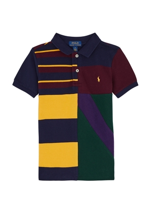 Polo Ralph Lauren Kids Patchwork Cotton Polo Shirt - Multicoloured - 2 Years