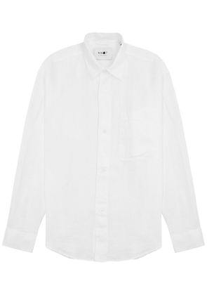 NN07 Adwin Linen Shirt - White - XL