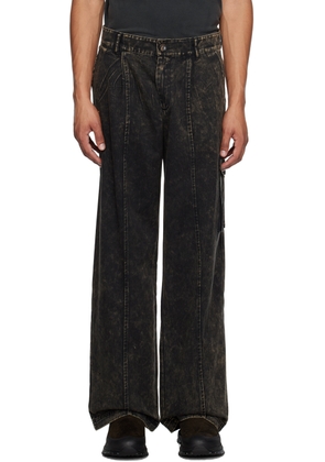 (di)vision Black Pleated Trousers