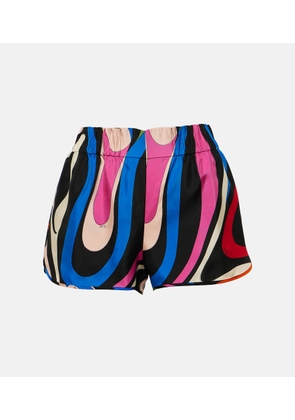Pucci Marmo silk shorts