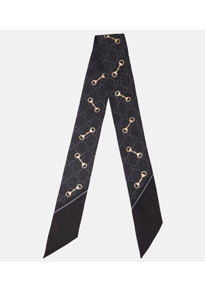 Gucci Printed silk scarf