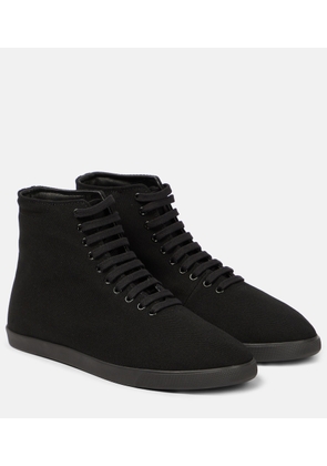 The Row Canvas high-top sneakers