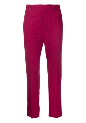 Rick Owens slim-fit cotton trousers - Pink