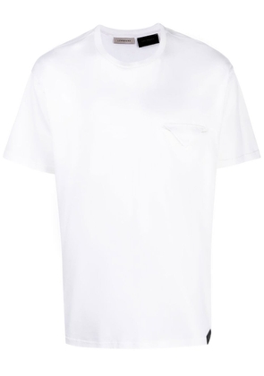 Low Brand chest envelope-pocket detail T-shirt - White