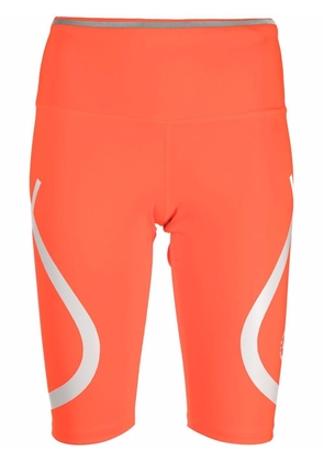 adidas by Stella McCartney logo-print track shorts - Orange