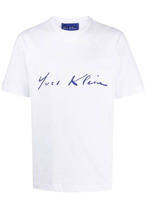 Etudes logo-print cotton T-Shirt - White