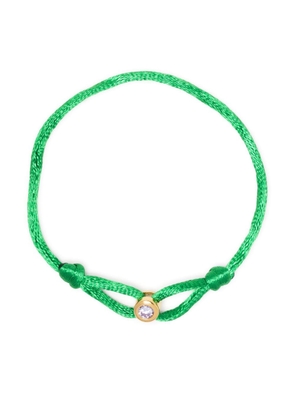 Eshvi June Birthstone silk bracelet - Green