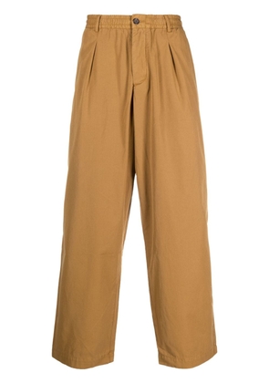 Universal Works Oxford canvas loose-fit trousers - Neutrals