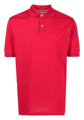 Paul Smith short-sleeve cotton polo shirt - Red