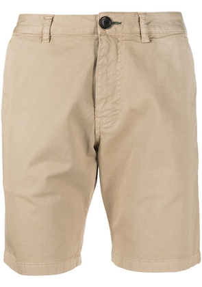 PS Paul Smith embroidered-logo shorts - Brown