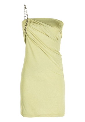 Givenchy one-shoulder gathered dress - Green