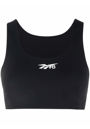 Reebok x Victoria Beckham Bonded scoop-neck sports bra - Black