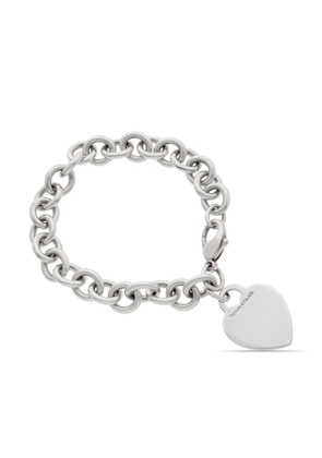 Tiffany & Co. Pre-Owned pre-owned heart-charm sterling-silver bracelet