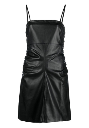 Proenza Schouler White Label square-neck ruched-detail minidress - Black