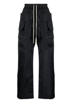 Rick Owens DRKSHDW elasticated-waistband straight-leg trousers - Black