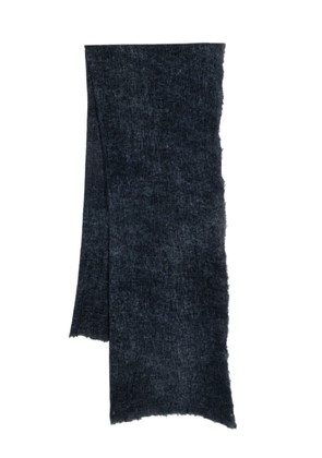 Avant Toi merino-wool blend scarf - Blue