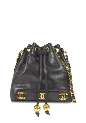 CHANEL Pre-Owned 1995 Triple CC bucket bag, Red