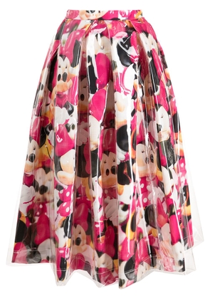 Comme Des Garçons Minnie Mouse-print skirt - Pink