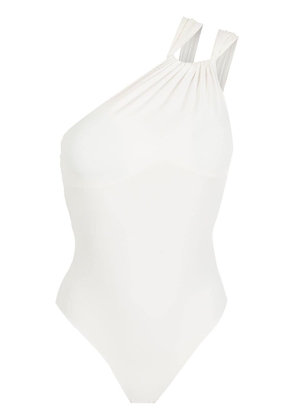Clube Bossa Draper one-shoulder swimsuit - White