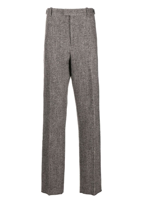 Bottega Veneta Pre-Owned herringbone tailored trousers - Grey