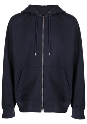 Mastermind Japan logo-print zip-up hoodie - Blue