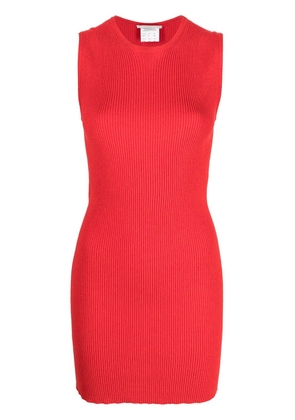 Stella McCartney rib-knit tunic dress - Red