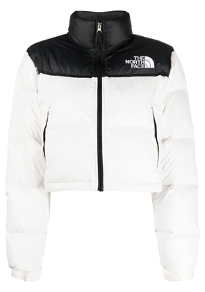 The North Face Nuptse two-tone down puffer jacket - White