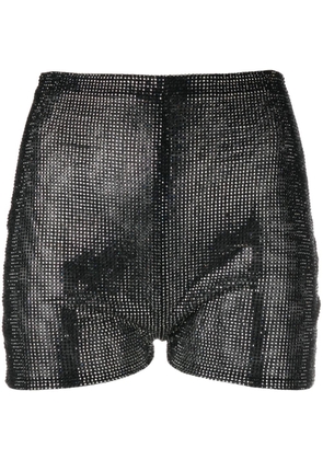Giuseppe Di Morabito crystal-embellished mini shorts - Black