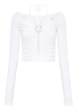 Dion Lee Mobius panelled long-sleeve top - White