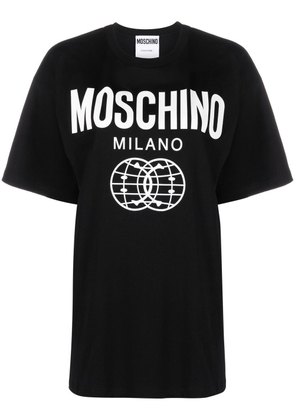 Moschino logo-print T-shirt - Black