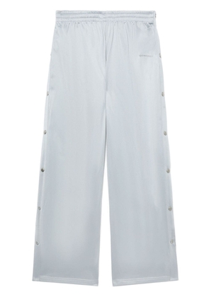 Y/Project logo-embroidered wide-leg trousers - Grey