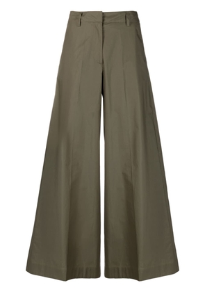 P.A.R.O.S.H. wide-leg tailored trousers - Green