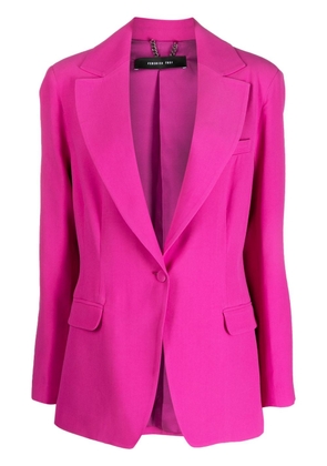 Federica Tosi single-breasted fitted blazer - Purple