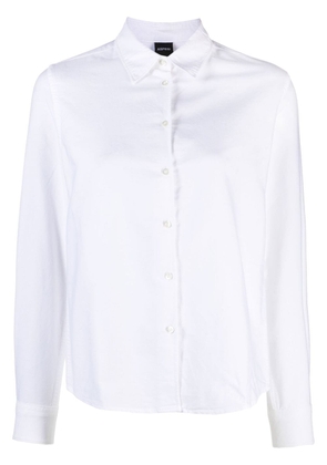 ASPESI cotton long-sleeved shirt - White
