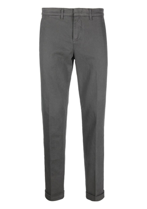 Fay mid-rise straight-leg trousers - Grey